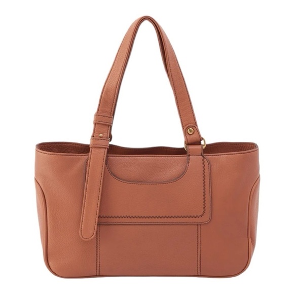 HOBO (NWT) Genuine Pebbled Leather,  Autry Satchel in Cashew - Picture 5 of 8